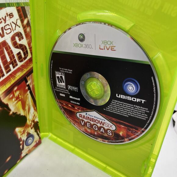 Tom Clancy's Rainbow Six: Vegas (Microsoft Xbox 360, 2006) Complete With Manual - Picture 4 of 8